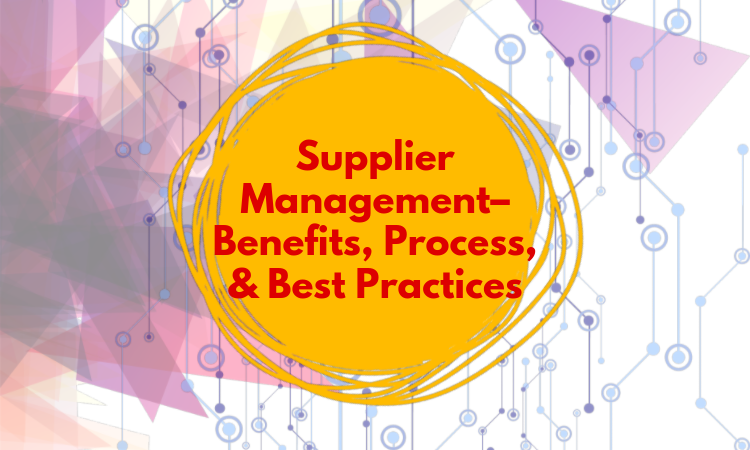 Supplier Management System- A Basic Guide