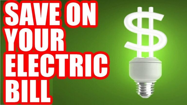 4 Best Ways To Save On Your Electricity Bill