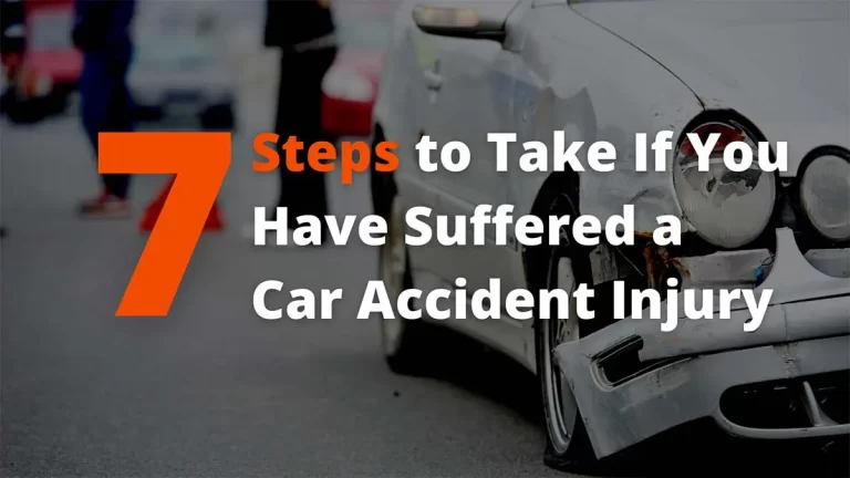 7 Important Steps to Recovery From an Accident Injury